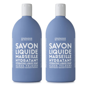 La Compagnie de Provence Velvet Seaweed Liquid Soap 67.6 fl oz front view