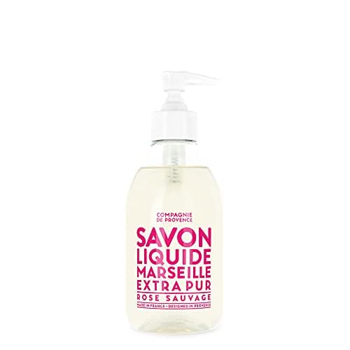 La Compagnie de Provence Wild Rose Liquid Soap elegant packaging