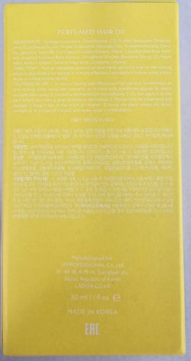 LA'DOR Hair Perfume Oil 30mL close-up of the bottle