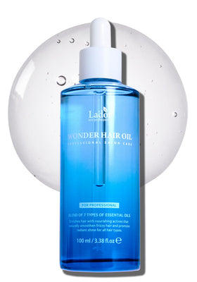 LA'DOR Wonder Hair Oil front view with bottle design