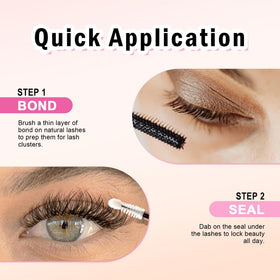 La Maesii 2-in-1 Lash Bond and Seal side view