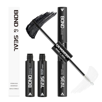 La Maesii 2 in 1 Lash Cluster Glue front view with dual-ended applicator