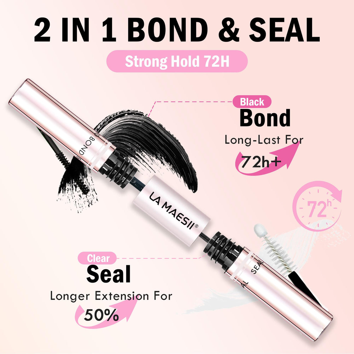 La Maesii Lash Bond application brush close-up