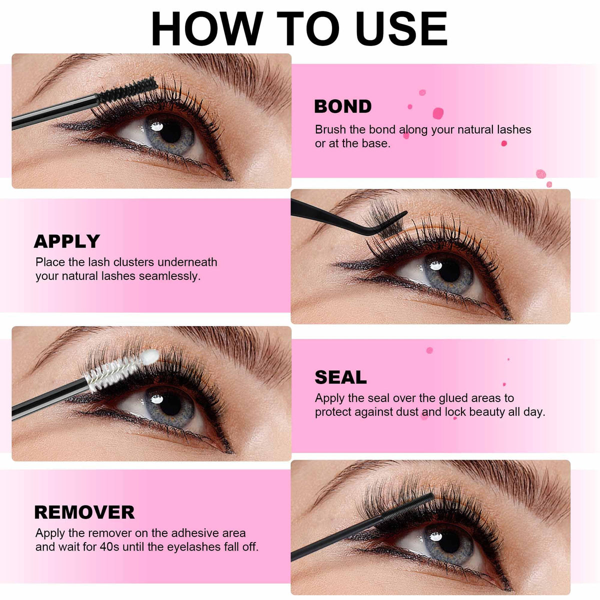 La Maesii Lash Bond Seal Kit displayed with beauty tools