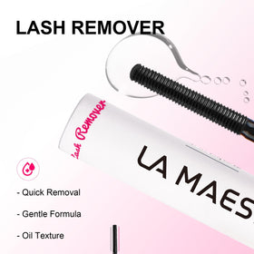 La Maesii lash glue applied to false eyelashes