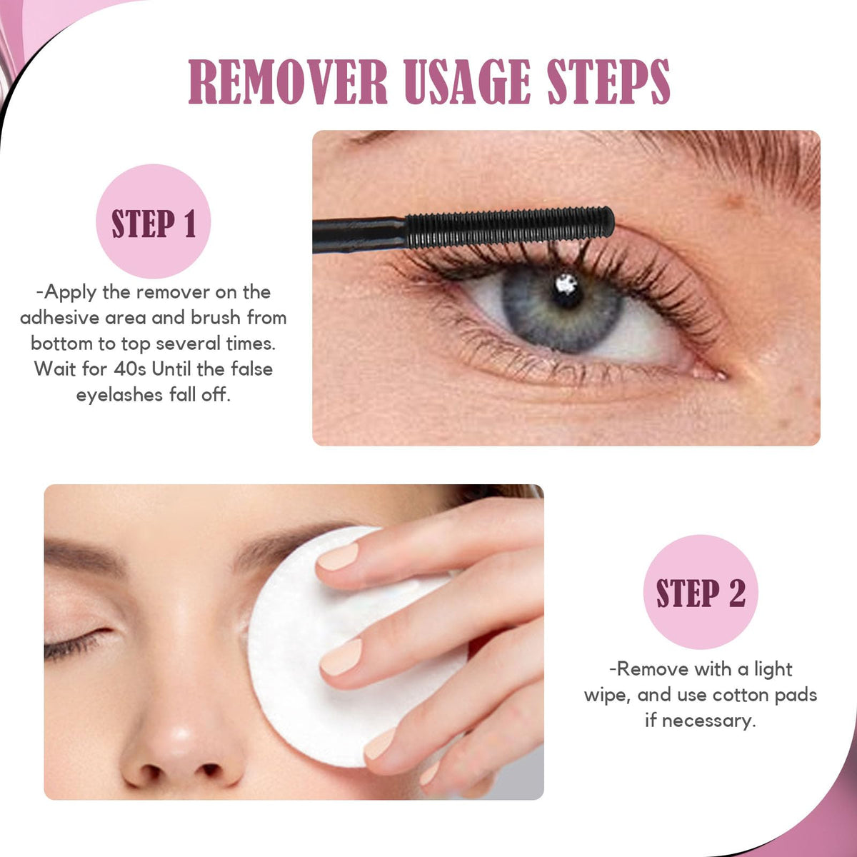 La Maesii Lash Remover packaging details
