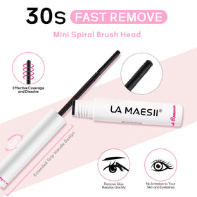 La Maesii Lash Remover with spiral brush head