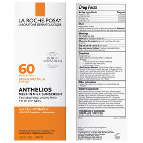 La Roche-Posay Anthelios Melt-In Milk Sunscreen SPF 60 packaging