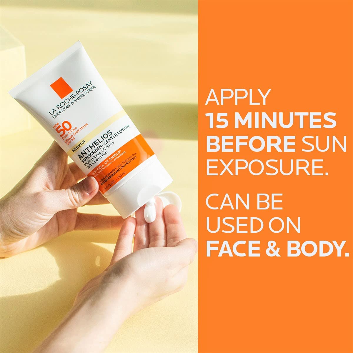 La Roche-Posay Anthelios Mineral Sunscreen SPF 50 3oz packaging