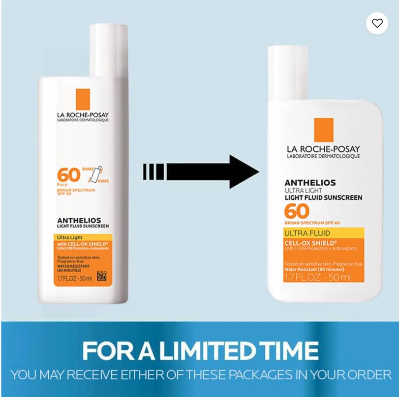 La Roche-Posay Anthelios Ultra Light Fluid Sunscreen SPF 60 ingredients list