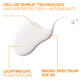 La Roche-Posay Anthelios Ultra Light Fluid Sunscreen SPF 60 on a makeup table