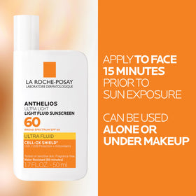 La Roche-Posay Anthelios Ultra Light Fluid Sunscreen SPF 60 texture close-up