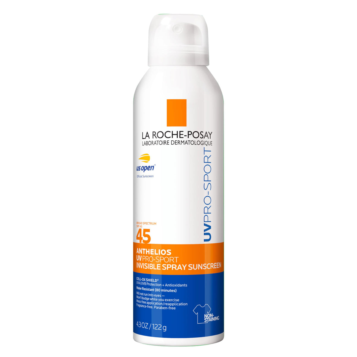 La Roche-Posay Anthelios UV Pro-Sport SPF 45 Sunscreen Spray front view