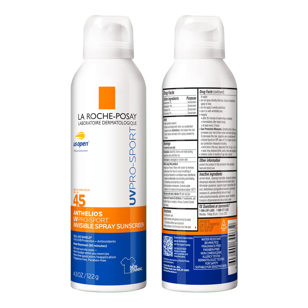 La Roche-Posay Anthelios UV Pro-Sport SPF 45 Sunscreen Spray nozzle close-up