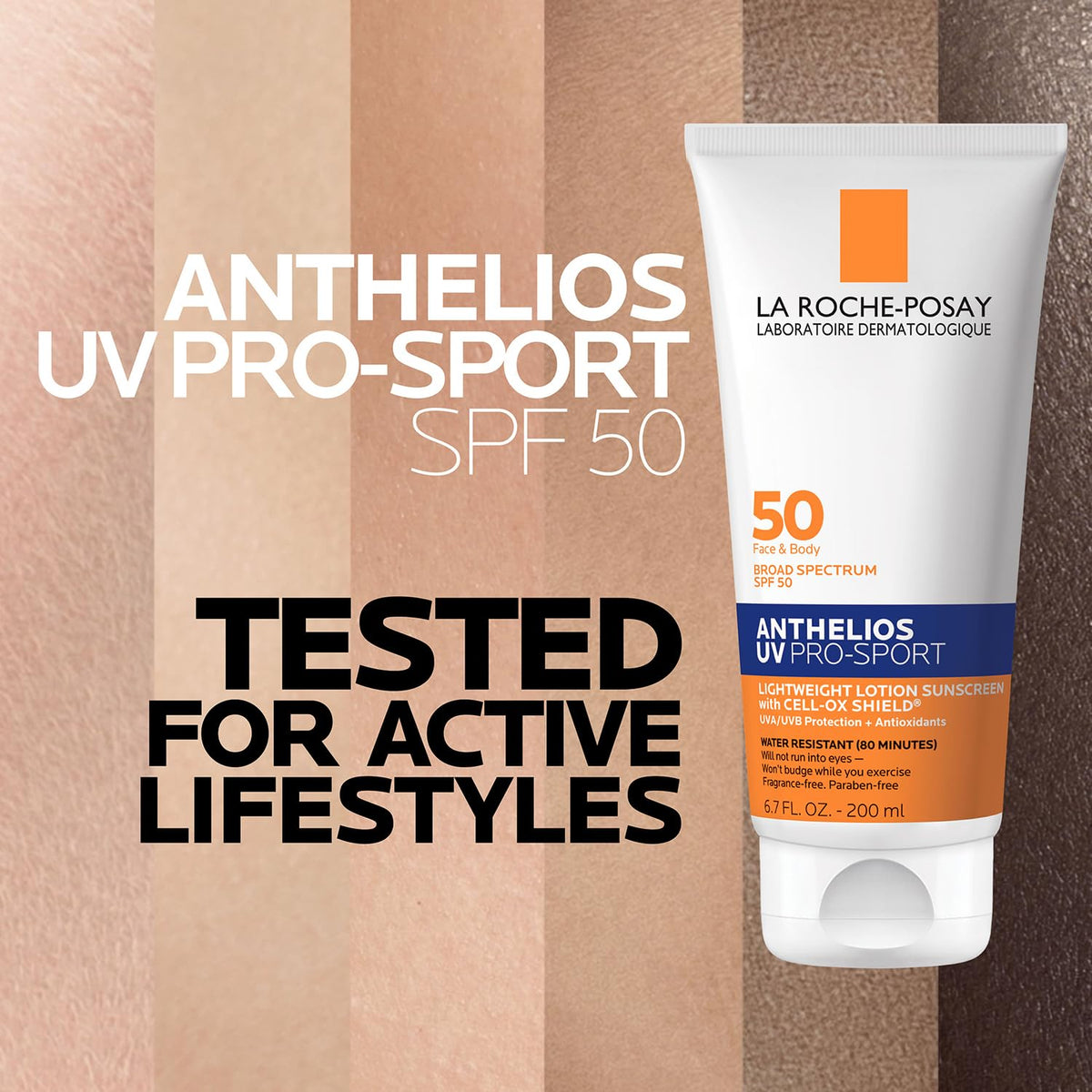 La Roche-Posay Anthelios UV Pro-Sport Sunscreen SPF 50 in outdoor setting