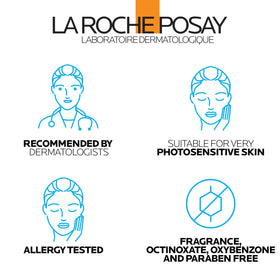 La Roche-Posay Anthelios UVAir Mineral Sunscreen Serum SPF 50 with ingredients