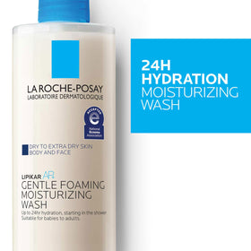 La Roche-Posay AP+ Gentle Moisturizing Body Wash 6.76oz with shea butter ingredients
