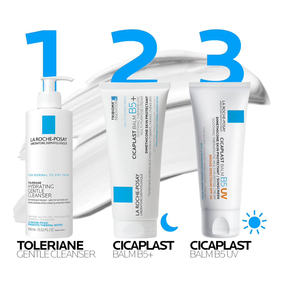 La Roche-Posay Cicaplast Balm B5 application on skin