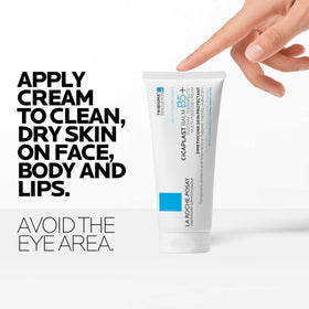 La Roche-Posay Cicaplast Balm B5 in a bathroom setting