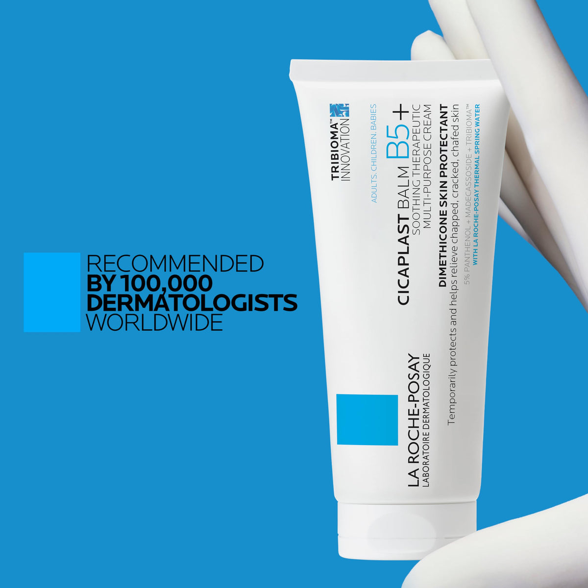 La Roche-Posay Cicaplast Balm B5 on a baby’s skin