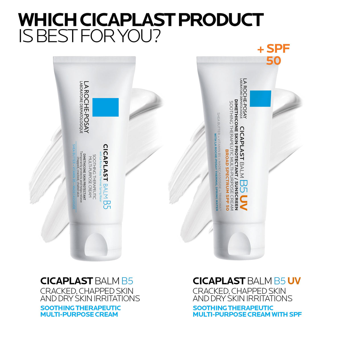 La Roche-Posay Cicaplast Balm B5 on dry skin