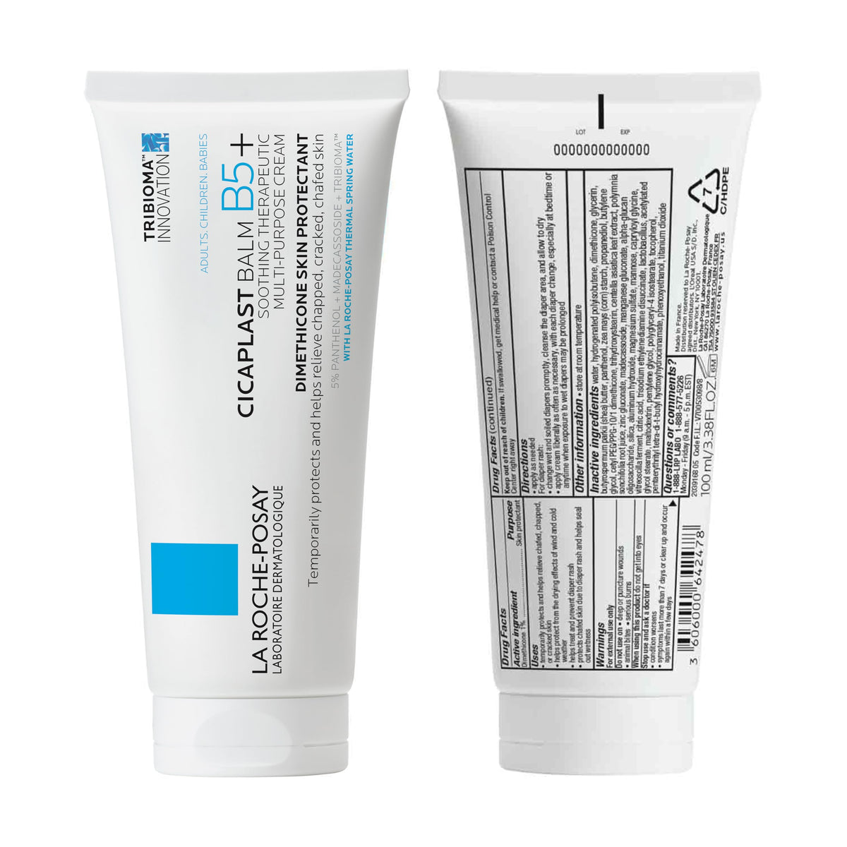 La Roche-Posay Cicaplast Balm B5 with other skincare products