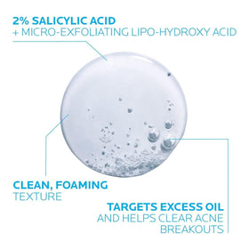 La Roche-Posay Effaclar Acne Face Wash 6.8oz side view