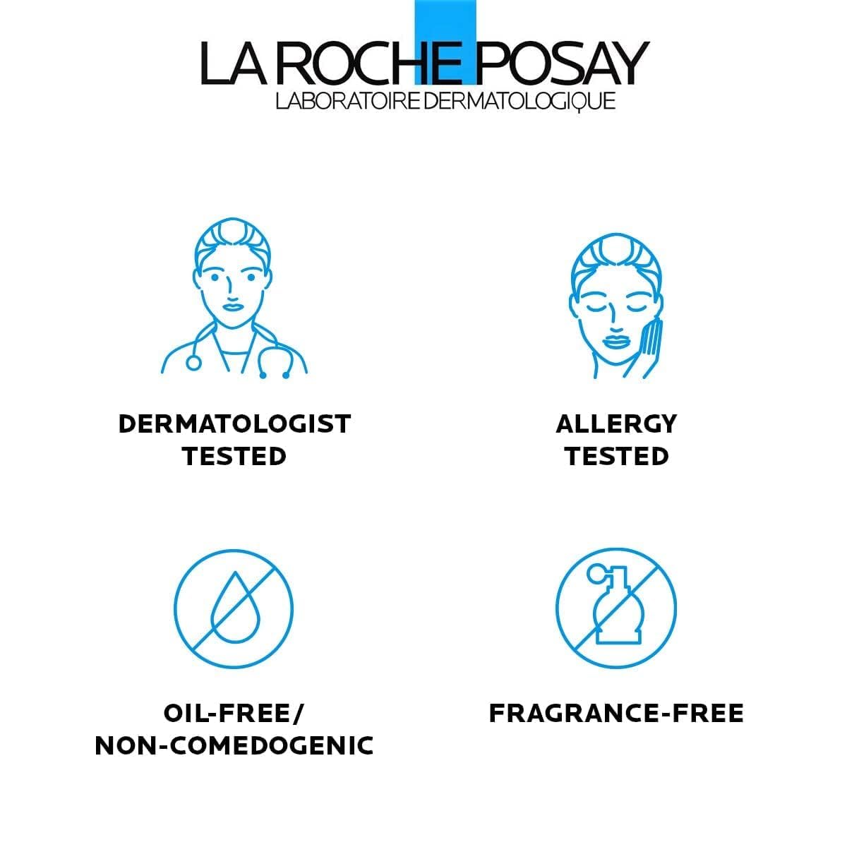 La Roche-Posay Effaclar Acne Face Wash application on skin
