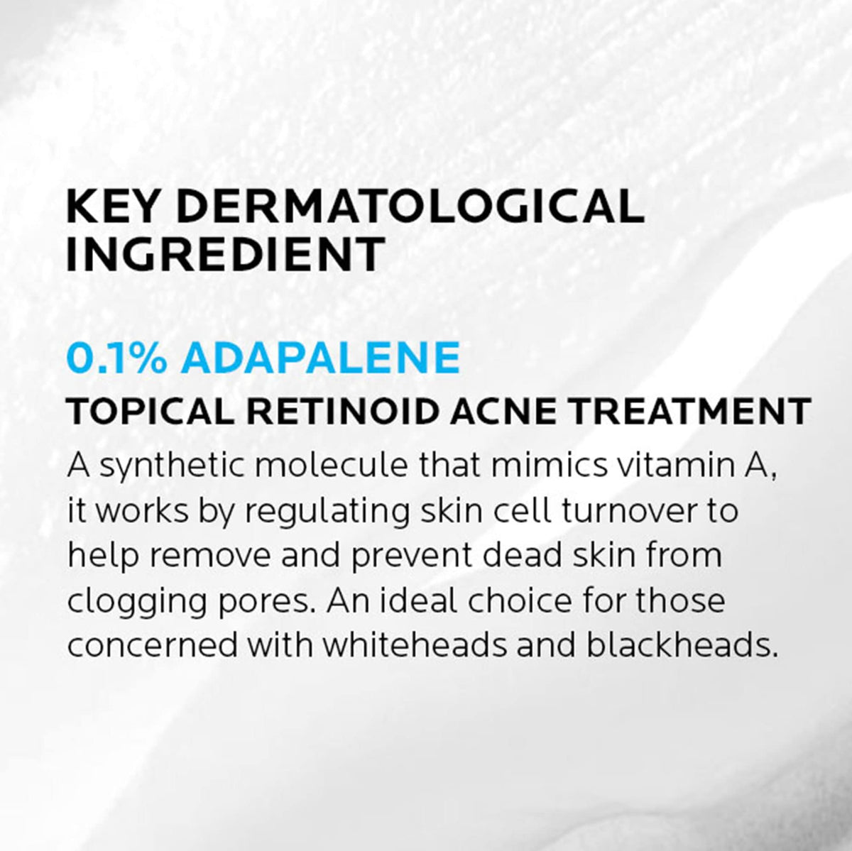 La Roche-Posay Effaclar Adapalene Gel 0.1% application instructions