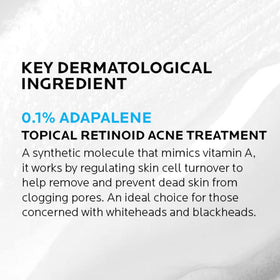 La Roche-Posay Effaclar Adapalene Gel 0.1% application instructions