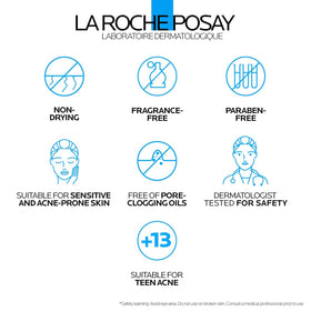La Roche-Posay Effaclar BPO Multi-Target Acne with other skincare products