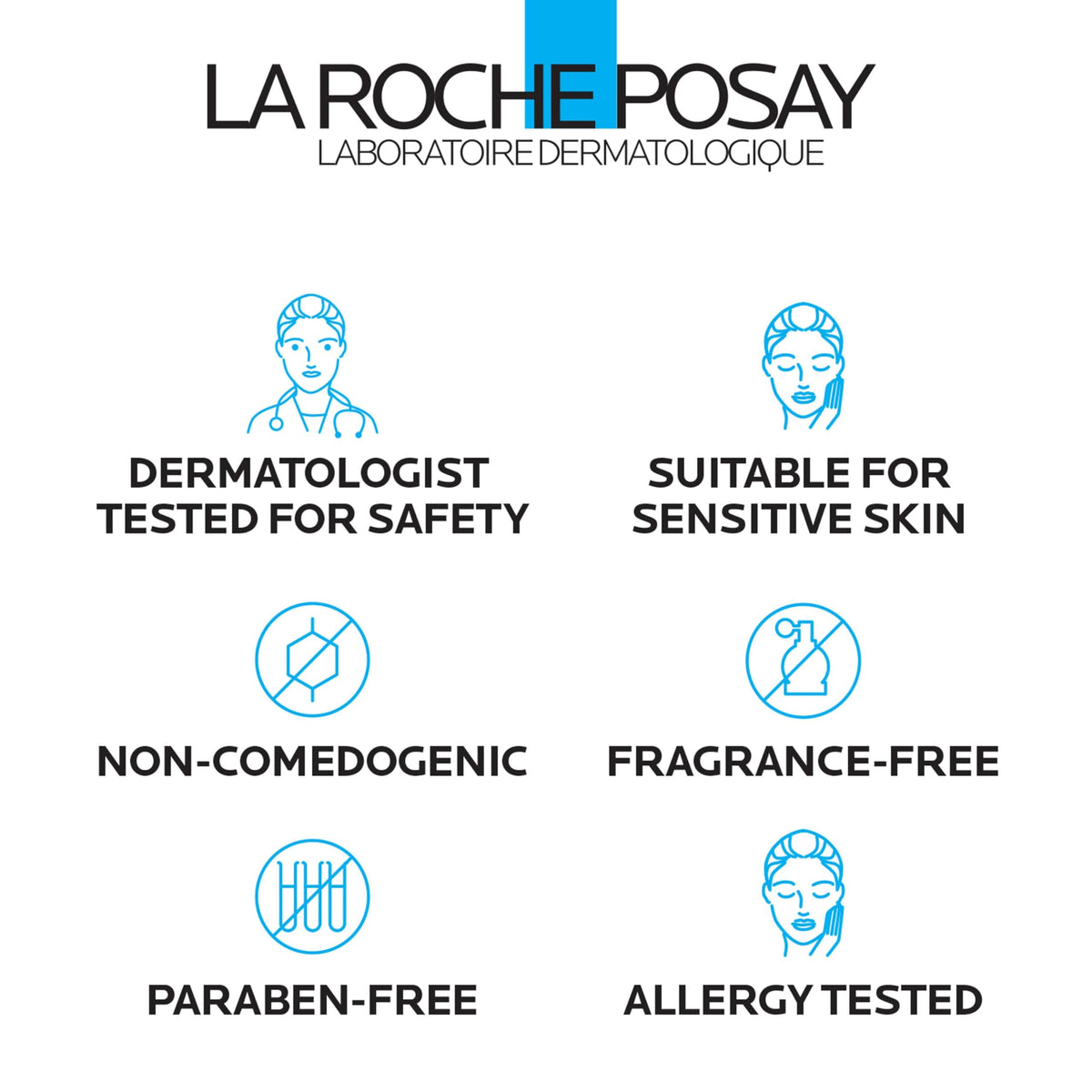 La Roche-Posay Effaclar Daily Acne Kit components arranged on a counter