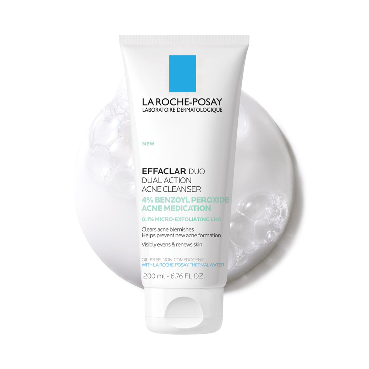 La Roche-Posay Effaclar Dual Acne Face Wash 6.76oz front view