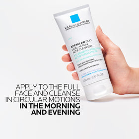 La Roche-Posay Effaclar Dual Acne Face Wash 6.76oz texture close-up