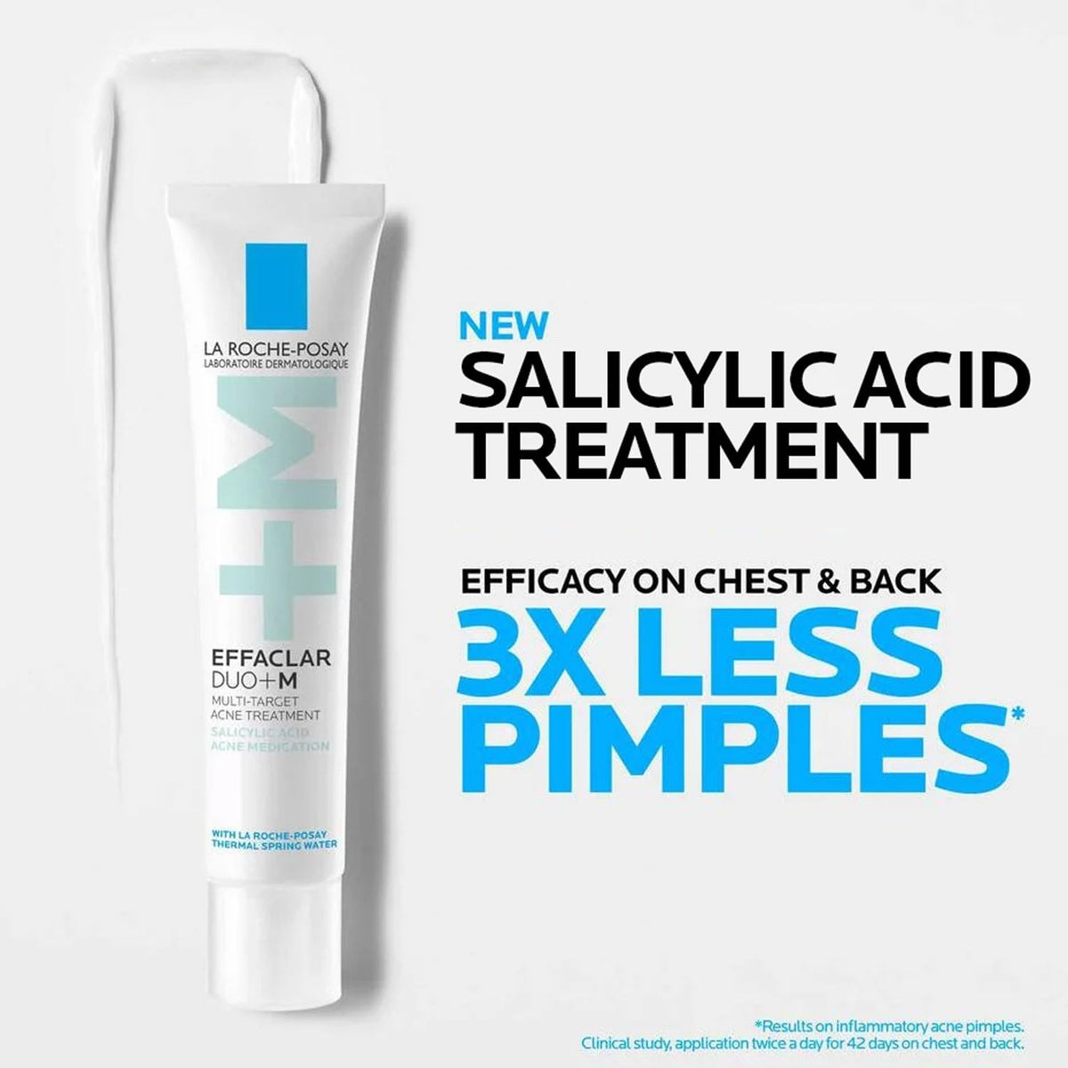 La Roche-Posay Effaclar Salicylic Acid Acne 50g texture close-up