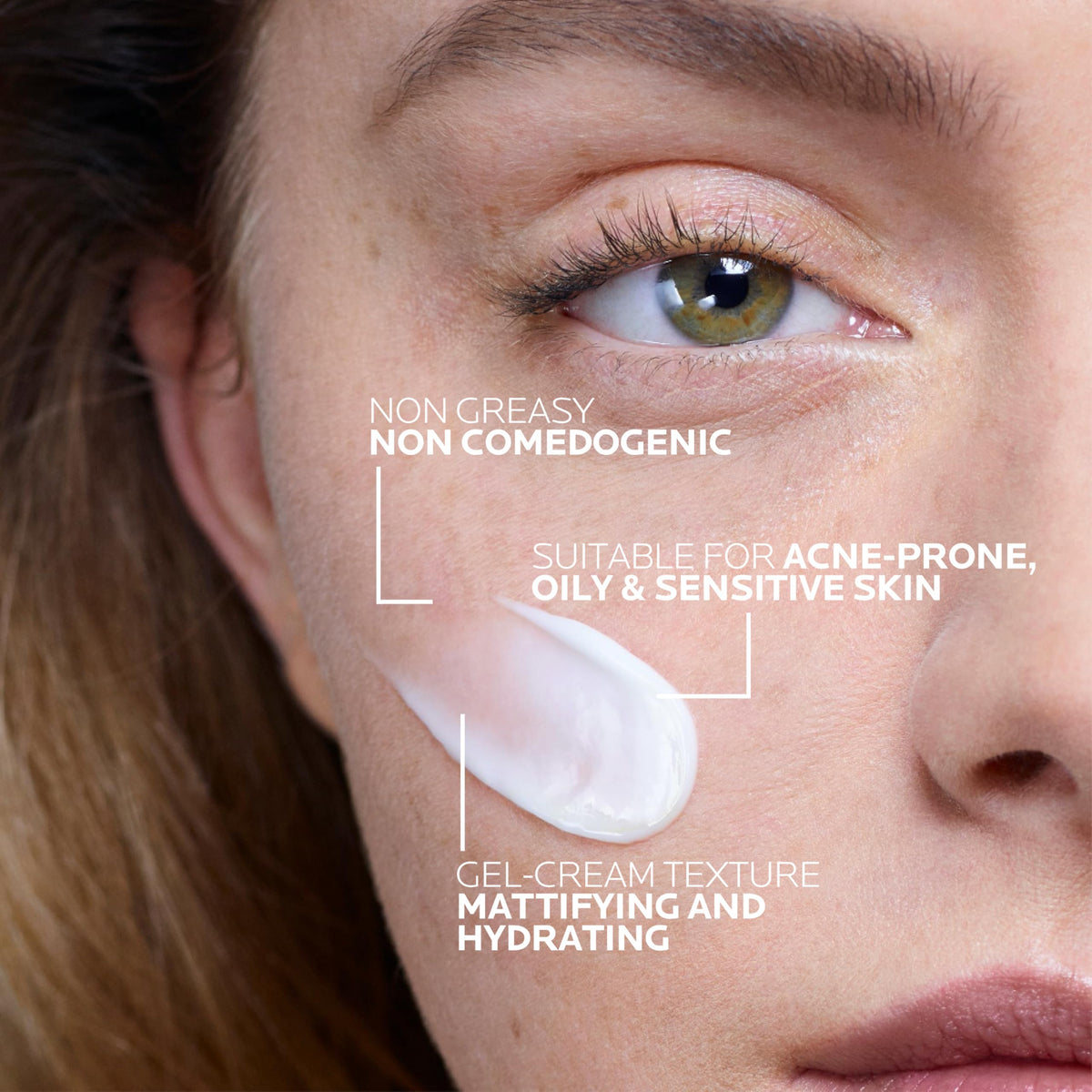 La Roche-Posay Effaclar Salicylic Acid Acne application on skin