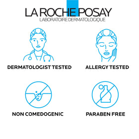 La Roche-Posay Effaclar Serum with skincare routine products