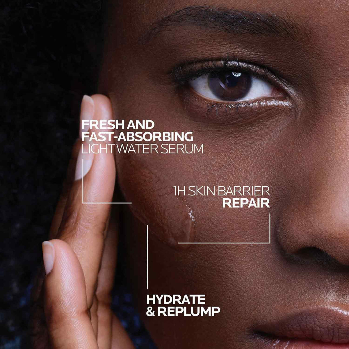 La Roche-Posay Hyalu B5 Serum application on skin
