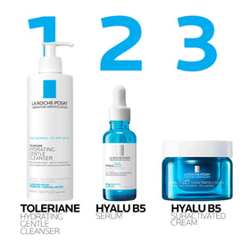 La Roche-Posay Hyalu B5 Serum on a vanity