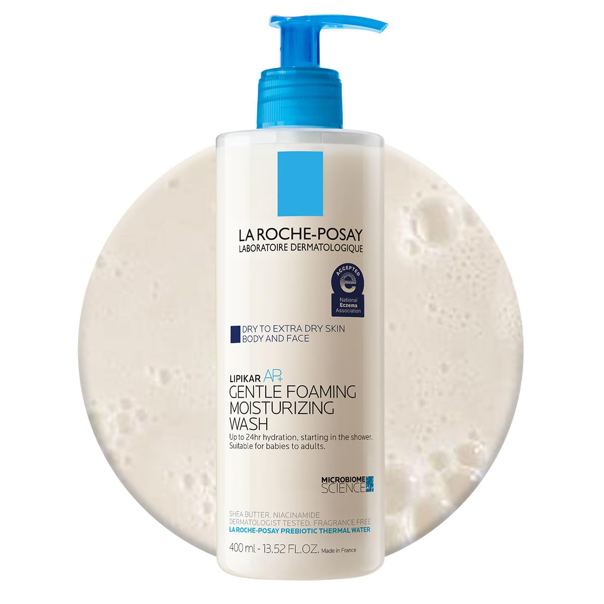 La Roche-Posay Lipikar AP+ Gentle Moisturizing Body Wash front view