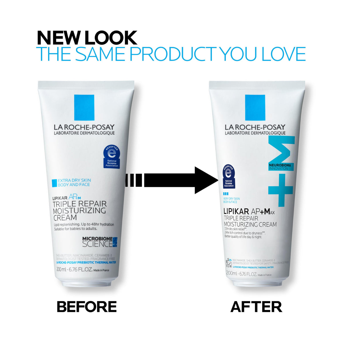 La Roche-Posay Lipikar AP+MAX Body Cream with shea butter and ceramides