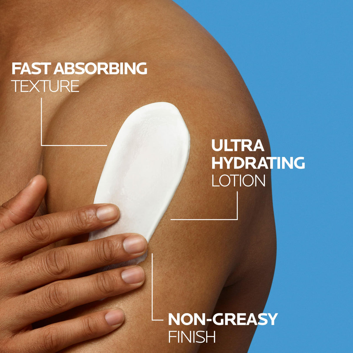 La Roche-Posay Lipikar Urea 10% Body Lotion 13.52oz side view