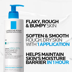 La Roche-Posay Lipikar Urea 10% Body Lotion texture close-up