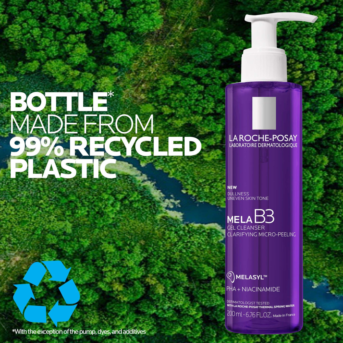 La Roche-Posay Mela B3 Face Wash packaging details