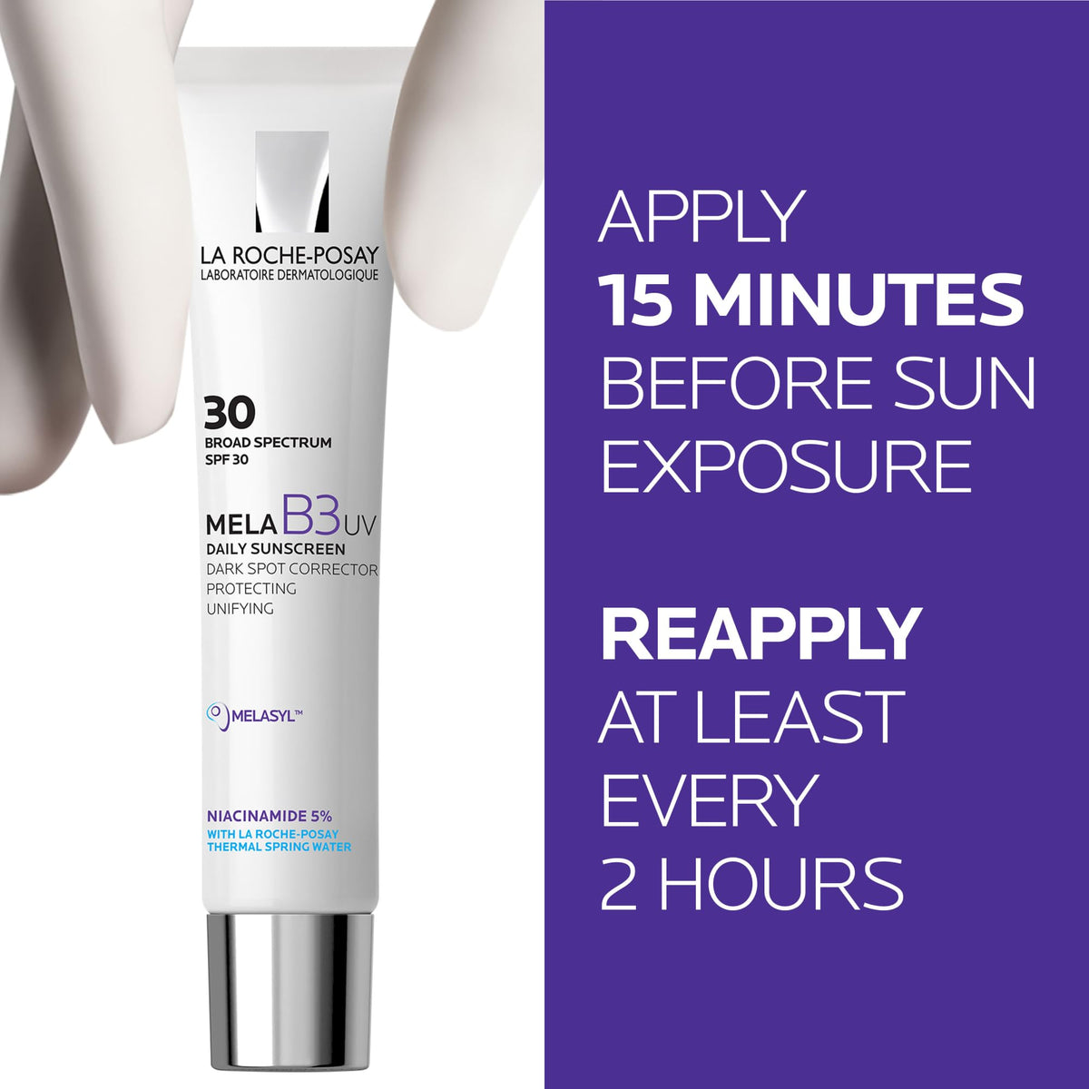 La Roche-Posay Mela B3 UV Face Sunscreen SPF 30 packaging