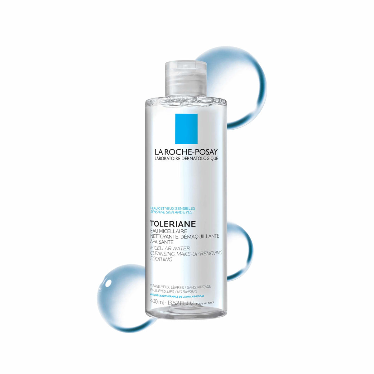 La Roche-Posay Micellar Water Makeup Remover 13.52oz front view