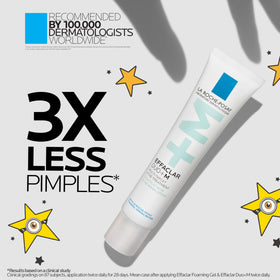 La Roche-Posay Minions Effaclar Acne application on skin