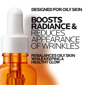 La Roche-Posay Pure 12% Vitamin C Serum application on skin