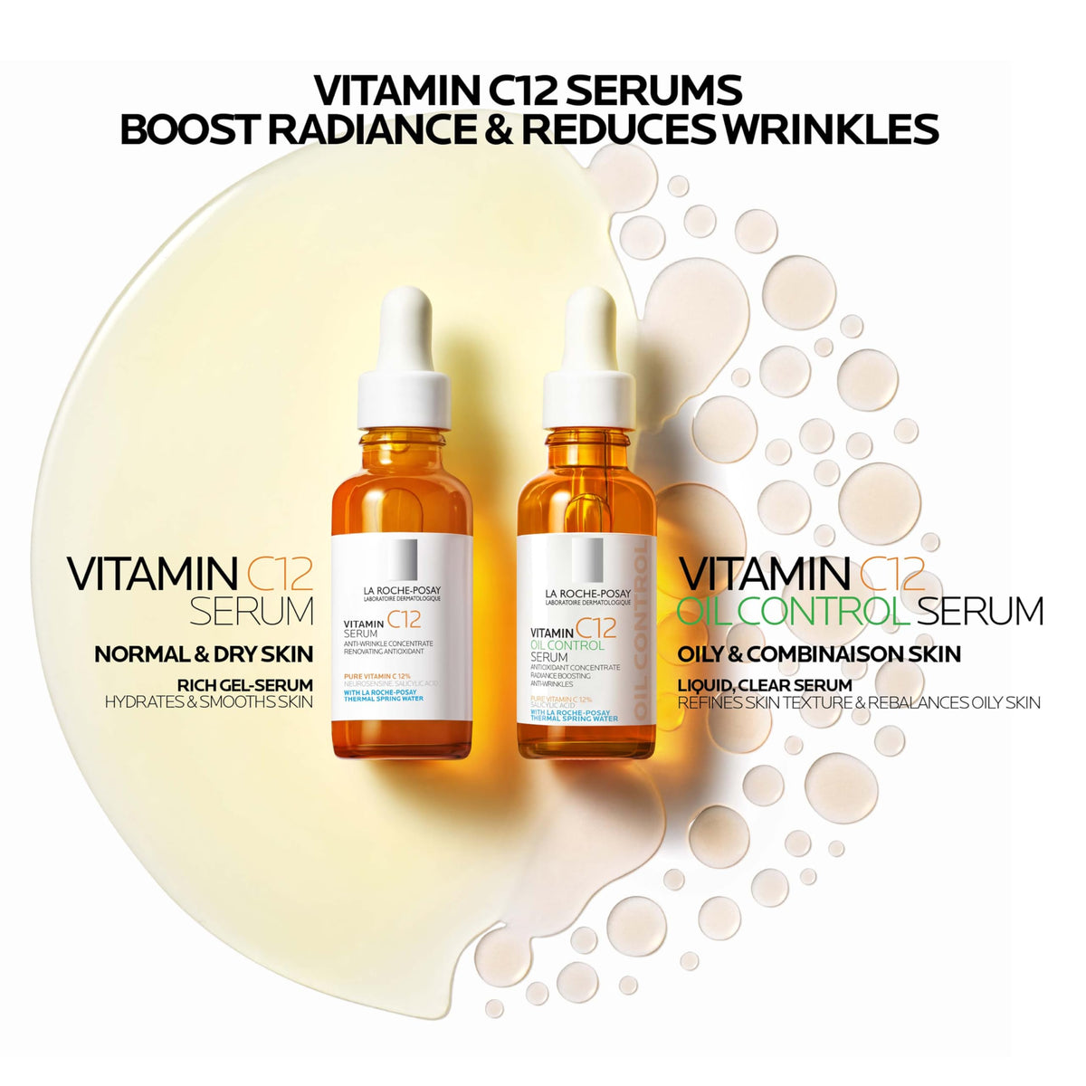 La Roche-Posay Pure 12% Vitamin C Serum bottle close-up