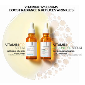 La Roche-Posay Pure 12% Vitamin C Serum bottle close-up